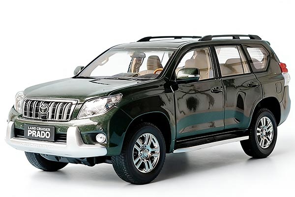 2010 Toyota Land Cruiser Prado Diecast Model 1:18 Army Green