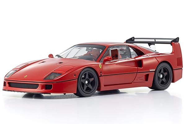 Ferrari F40 LM Wing Sports Car Diecast Model 1:18 Scale Red