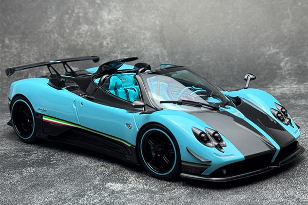 2005 Pagani Zonda F Roadster Diecast Car Model 1:18 Scale Blue