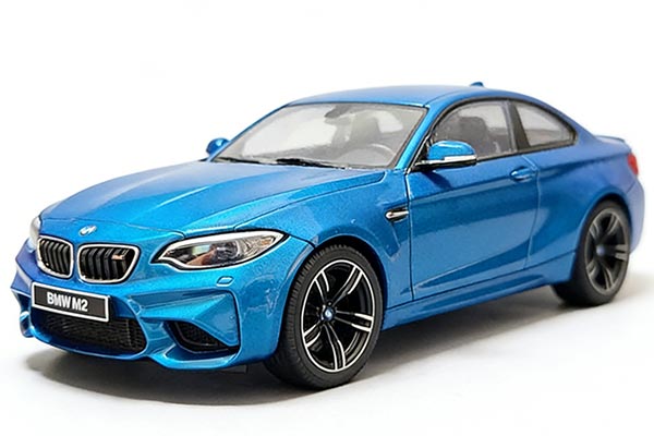 2016 BMW M2 F87 Coupe Resin Car Model 1:18 Scale Blue