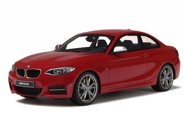 BMW 2 Series F22 M 235i M-Sport Resin Car Model 1:18 Scale Red