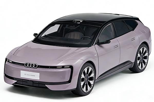 2025 Audi E5 Sportback Diecast Car Model 1:18 Scale Pink