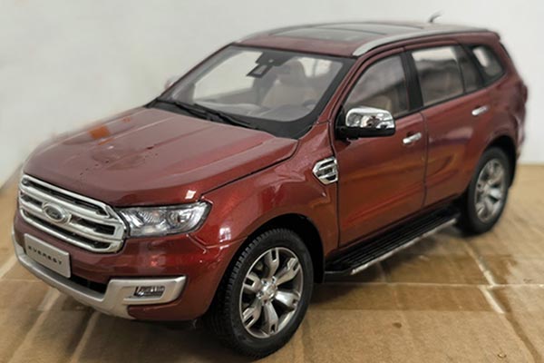 2016 Ford Everest SUV Overseas Edition Diecast Model 1:18 Red
