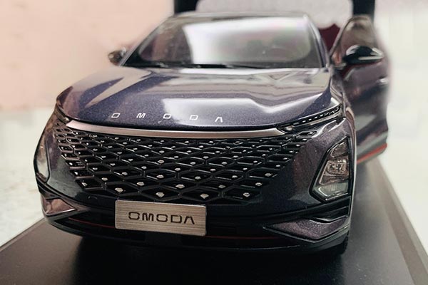 2022 Chery Omoda C5 Overseas Edition Diecast Model 1:18 Gray