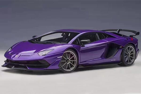 Lamborghini Aventador SVJ Diecast Car Model 1:18 Scale