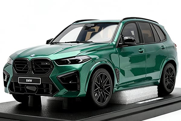 BMW X5 M Competition SUV Resin Model 1:18 Scale Green