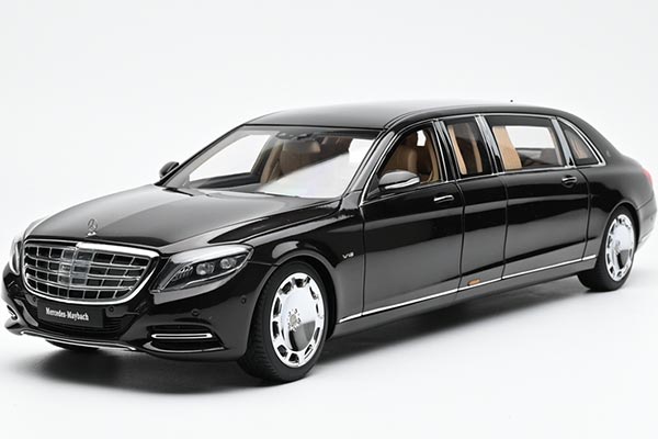 Mercedes-Maybach S-Class S600 Pullman Diecast Model 1:18 Black