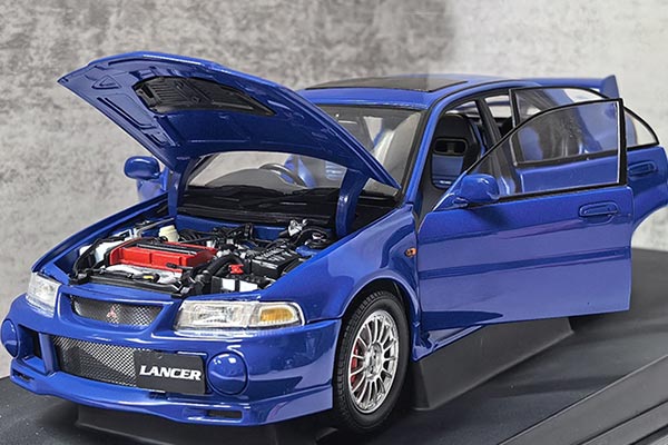 Mitsubishi Lancer Evolution VI Diecast Car Model 1:18 Scale Blue [SD05H233]