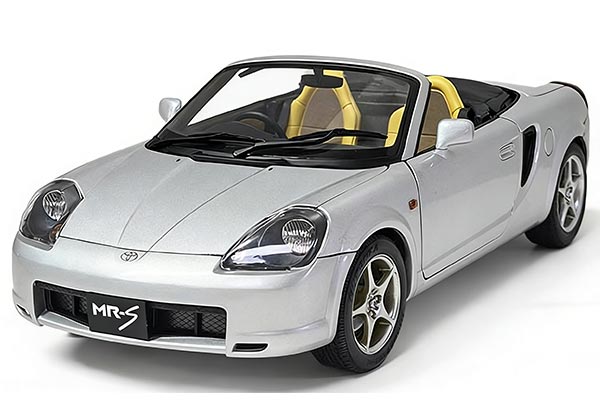Toyota MR2 Spyder Diecast Car Model 1:18 Scale Silver