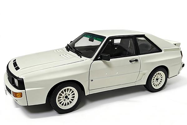 1984 Audi Sport Quattro Diecast Car Model 1:18 Scale White
