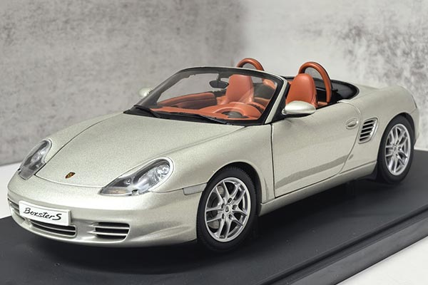 Porsche Boxster S Cabriolet Diecast Model 1:18 Scale Champagne