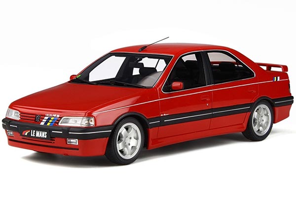 Peugeot 405 Mi16 Le Mans Resin Car Model 1:18 Scale Red