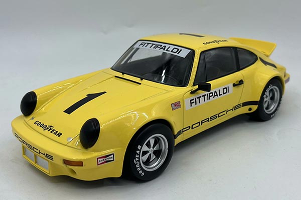 Porsche 911 Carrera RSR 3.0 Diecast Car Model 1:18 Scale Yellow