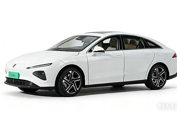 2023 Roewe D7 EV Diecast Car Model 1:16 Scale White