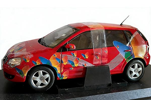 2006 Volkswagen Polo Hatchback Diecast Car Model 1:18 Scale Red