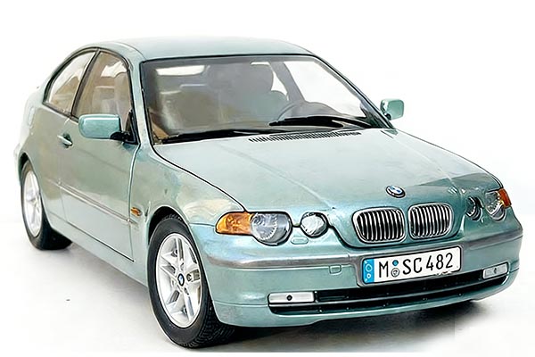 2001 BMW 3 Series 325ti Compact Diecast Model 1:18 Scale Green