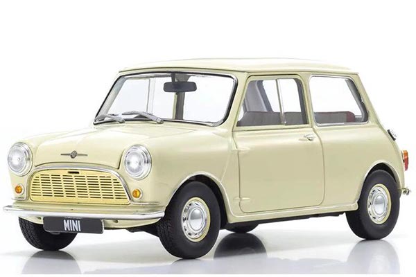 Morris Mini Minors Diecast Car Model 1:18 Scale Beige