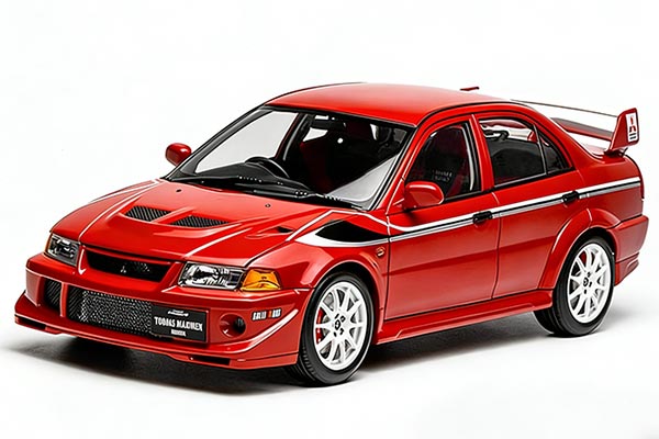 2000 Mitsubishi Lancer Evolution Diecast Model 1:18 Scale Red
