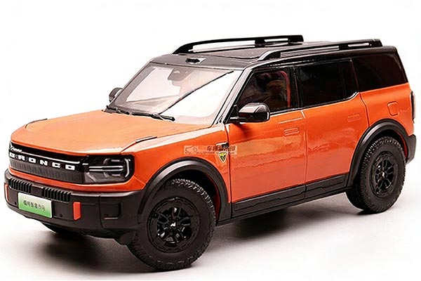 2025 Ford Bronco SUV Diecast Model 1:18 Scale Orange