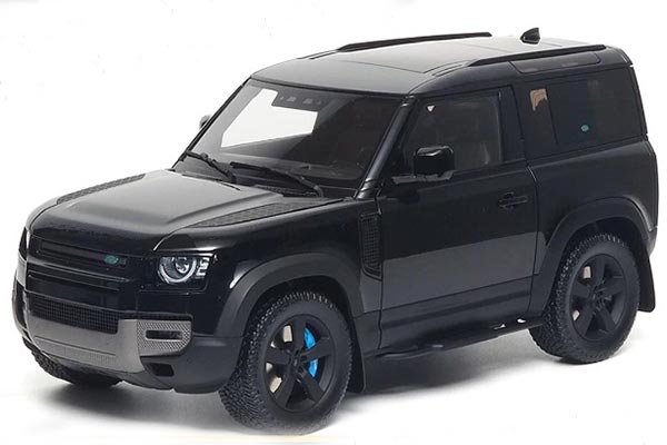 2020 Land Rover Defender 90 SUV Diecast Model 1:18 Scale Black