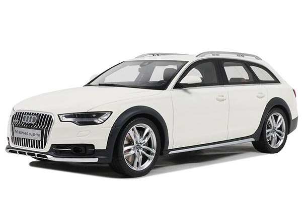 2016 Audi A6 C7 Allroad Quattro Resin Car Model 1:18 Scale White
