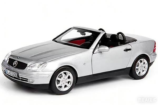1996 Mercedes-Benz SLK-Class R170 Diecast Car Model 1:18 Silver