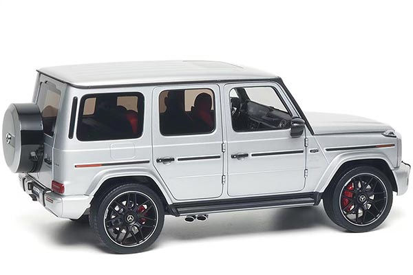 2019 Mercedes-Benz G-Class G63 AMG Diecast Model 1:18 Silver [SD05H437]