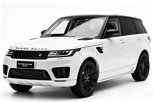 2018 Land Rover Range Rover Sport Diecast Model 1:18 Scale White