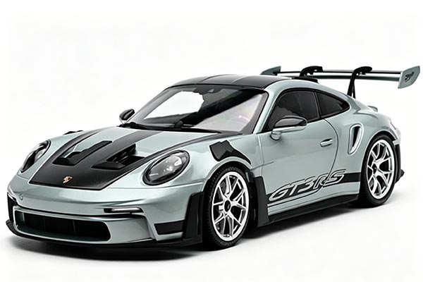 2023 Porsche 911(992) GT3 RS Diecast Car Model 1:18 Scale Silver