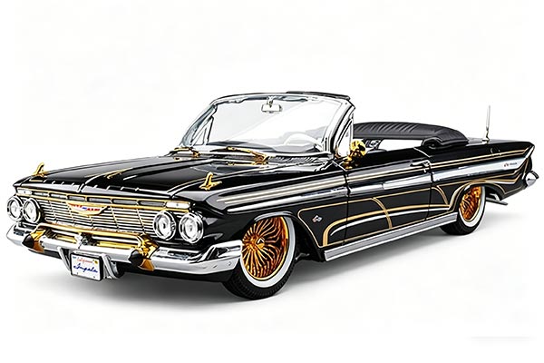 Chevrolet Impala Lowrider Open Convertible Diecast Model 1:18 [SD05H526]