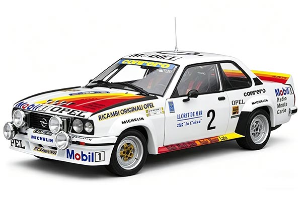 1982 Opel Ascona 400 NO.2 Diecast Car Model 1:18 Scale White