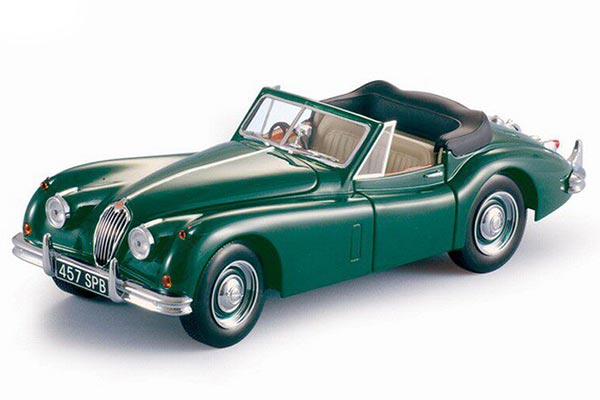 1955 Jaguar XK140 Open Convertible Diecast Car Model 1:18 Scale