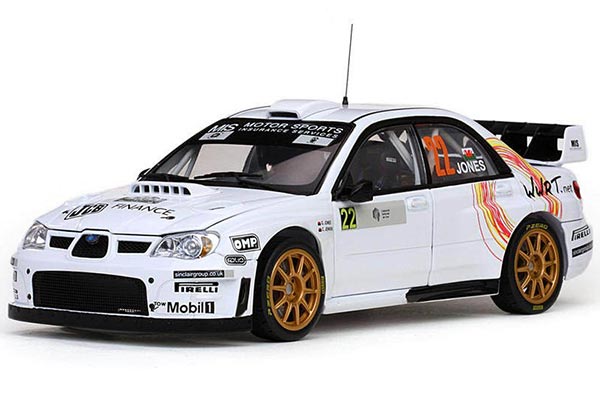 2008 Subaru Impreza WRC 07 NO.22 Diecast Model 1:18 Scale White