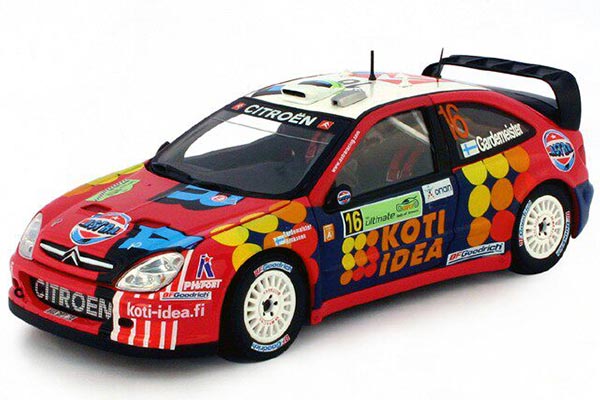 Citroen Xsara WRC NO.16 Diecast Model 1:18 Scale Red