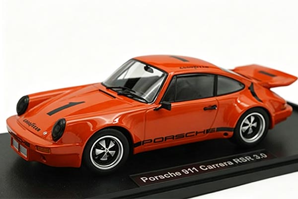 Porsche 911 Carrera RSR 3.0 NO.1 Diecast Model 1:18 Scale Orange