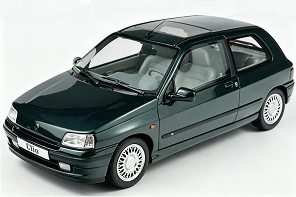 1993 Renault Clio Baccara 1.8 Resin Model 1:18 Scale Dark Green