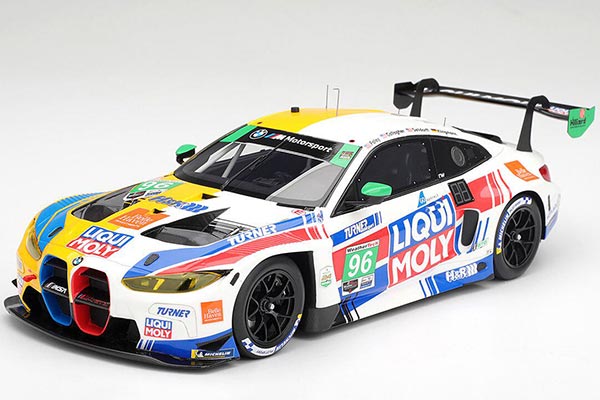 BMW M4 GT3 EVO NO.96 Resin Car Model 1:18 Scale