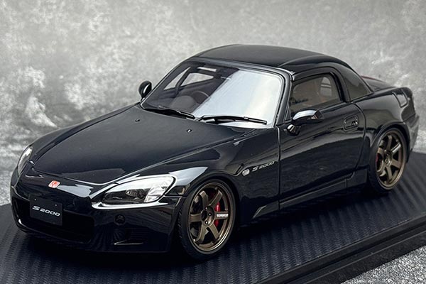 Honda S2000 AP1 Resin Car Model 1:18 Scale Black
