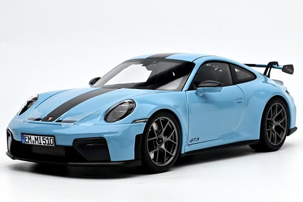 2025 Porsche 911 (992) GT3 Touring Diecast Model 1:18 Scale Blue