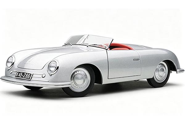 1948 Porsche 356 Nr.1 Diecast Car Model 1:18 Scale Silver