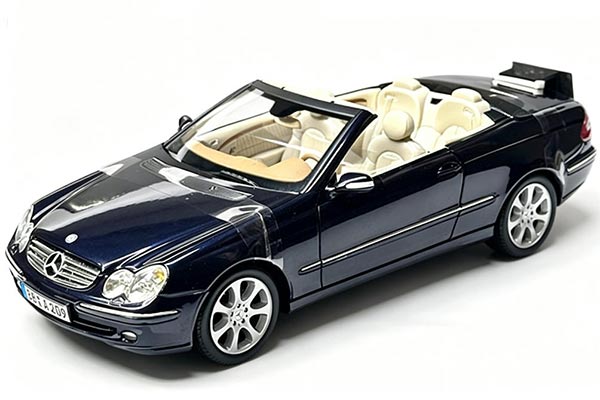 Mercedes-Benz CLK-Class Cabriolet Diecast Model 1:18 Deep Blue