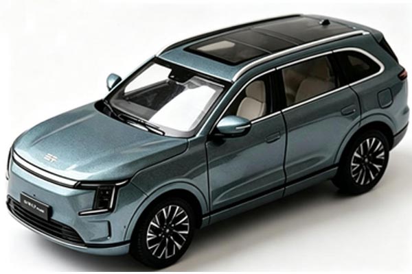 2025 Jetour Shanhai L7 Plus SUV Diecast Model 1:18 Scale Cyan