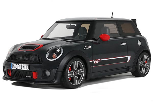Mini Cooper JCW GP2 R56 Resin Car Model 1:18 Scale Black