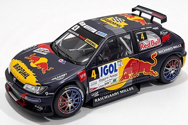 2021 Peugeot 306 MAXI Racing Car Diecast Model 1:18 Deep Blue