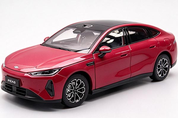 2026 Chery Fulwin A9 Sedan Diecast Model 1:18 Scale Rose Red